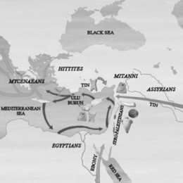Trade-routes-Eastern-Mediterranean-bronze-age