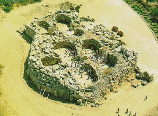 ruins of the Ggantija Temple on the island of Gozo. source