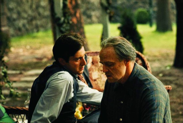 Al Pacino and Marlon Brando