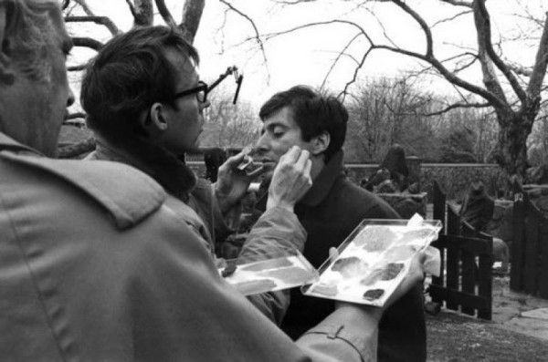 Al Pacino and Smith Dick during makeup session