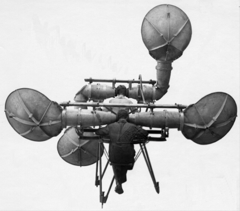 Acoustic locator Detecting enemy aircraft before the invention of Radar