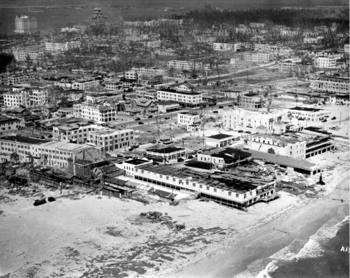 Aerial view of Miami Beach, Florida, October 1, 1926. State Archives of Florida, Florida Memory; photo Richard B. Hoit