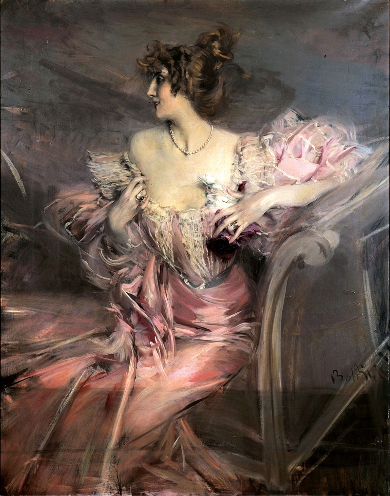 Portrait of the actress Marthe de Florian aged 24 by Giovanni Boldini (1898)