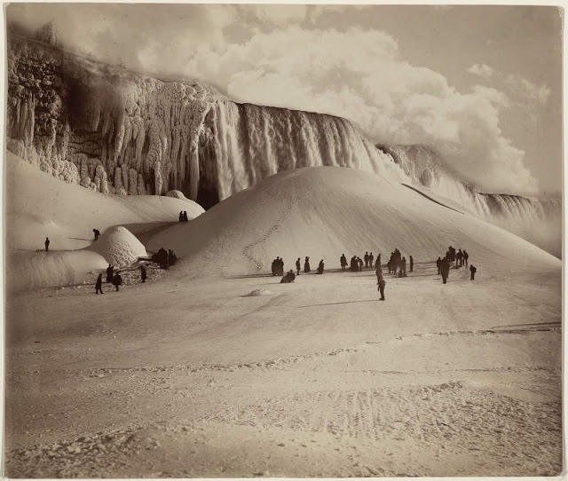 Frozen Niagara Falls, 1885
