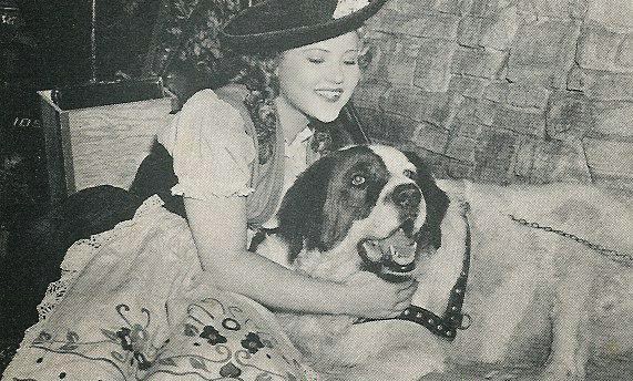 Hal Roach's daughter, Margaret, who was an extra - with the St. Bernard