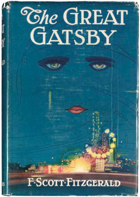 The Great Gatsby, by F. Scott Fitzgerald. Scribner, New York, 1925. Cover design by Francis Cugat