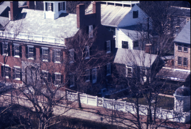 View from the tower of the Unitarian Church of 75 Main Street