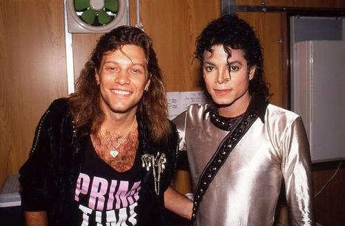 with Jon Bon Jovi, 1987