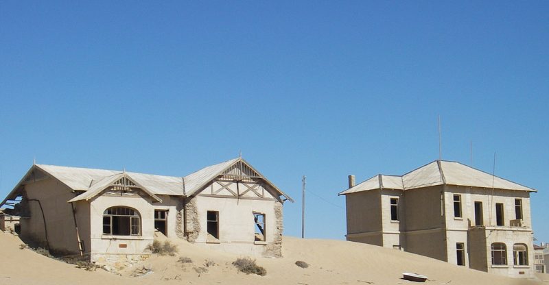 Abandoned houses.Wikimedia Commons