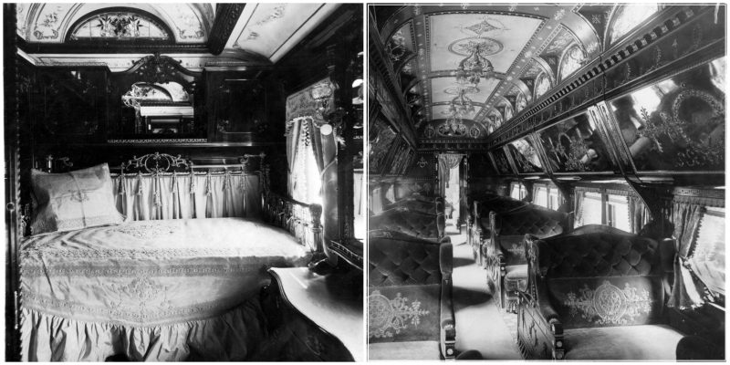 Train Travel In The 1800s Old Photos Depict The Interior