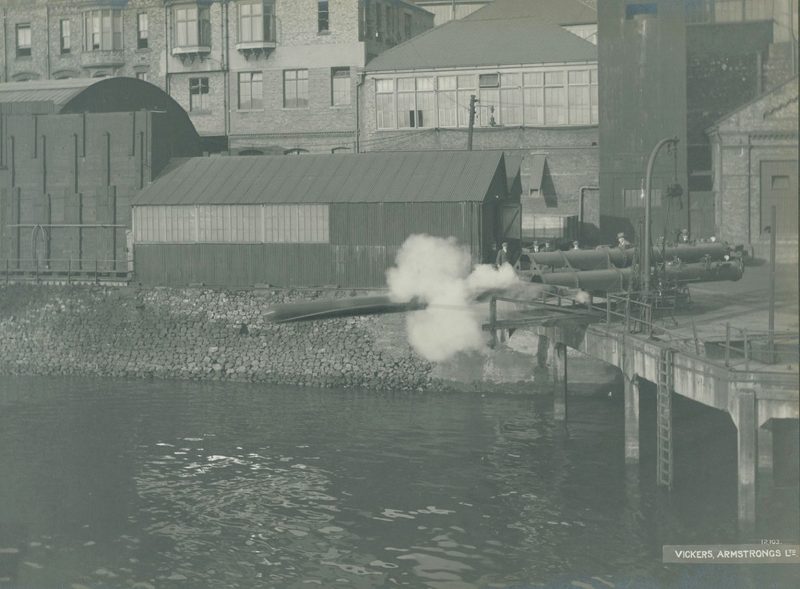 Firing torpedoes on the River Tyne
