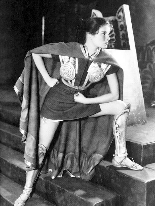 Hepburn in the role that brought her to the attention of Hollywood, 1932's The Warrior's Husband