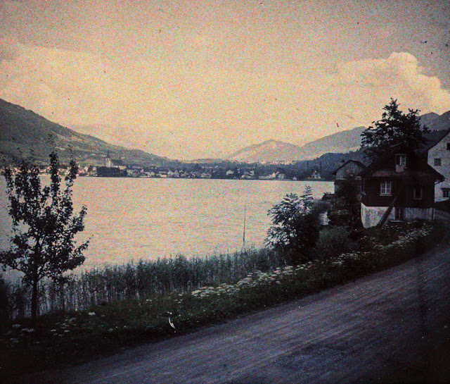 Lake Zug in Arth, Schwyz, July 1927