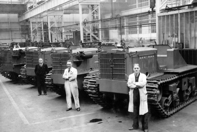 Shervick Tractors at the Elswick Works, 1948