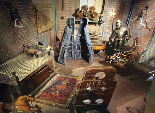 The Addams Family set, photographed by Richard Fish. source