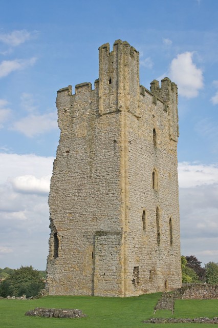 The remains of the East Tower.Wikipedia