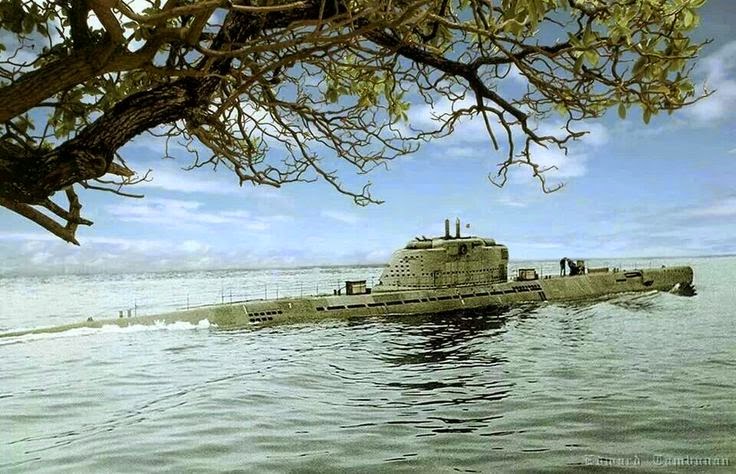 Cutting edge U-boat that sunk in 1945 was raised in 1957 & returned to