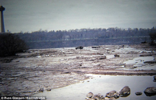 The U.S. Army Corp of Engineers studied the riverbed and mechanically bolted and strengthened a number of faults to delay the gradual erosion of the American Falls 
