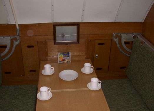 Officers´ mess. That would also turn into their bunks.source