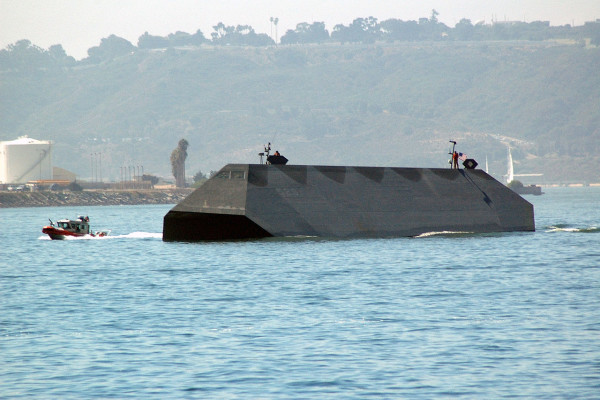 The Sea Shadow during Fleet Week, 2005, San Diego. source