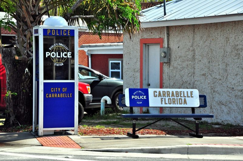 No other town can claim to have had its police force operating out of a 4-square-foot office. source
