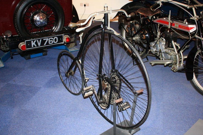 1884 Kangaroo dwarf safety bicycle at the Coventry Transport Museum. source
