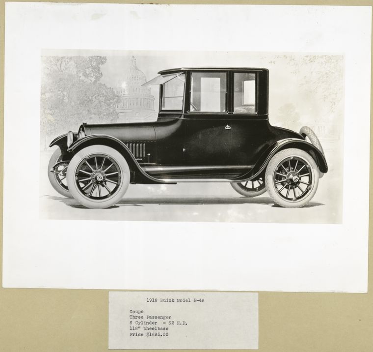 1918 Buick Model E46 . Coupe – three-passenger.