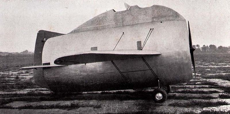 The Stipa-Caproni had a very low landing speed and was much quieter than conventional aircraft. source