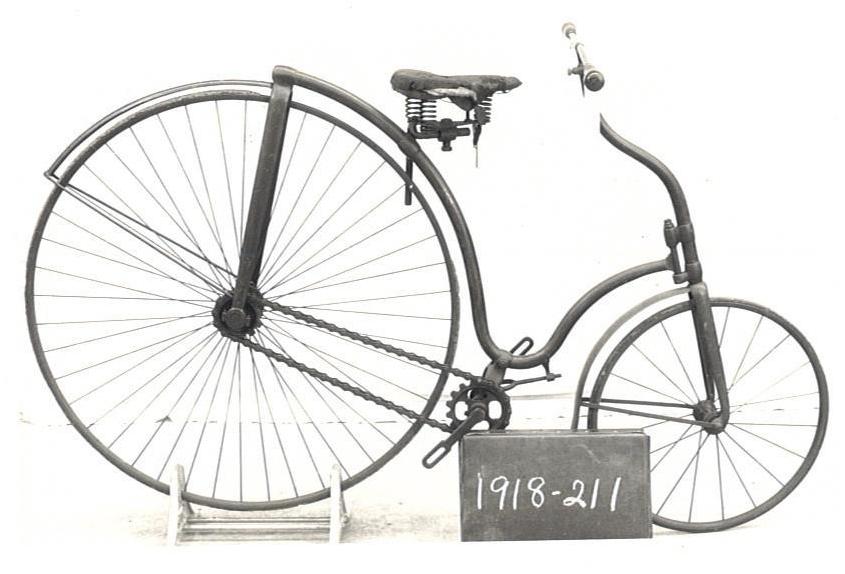 A 1884 McCammon safety bicycle. source