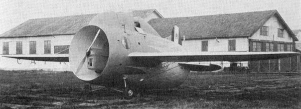 A front quarter view of the Stipa-Caproni with wheel spats removed. source
