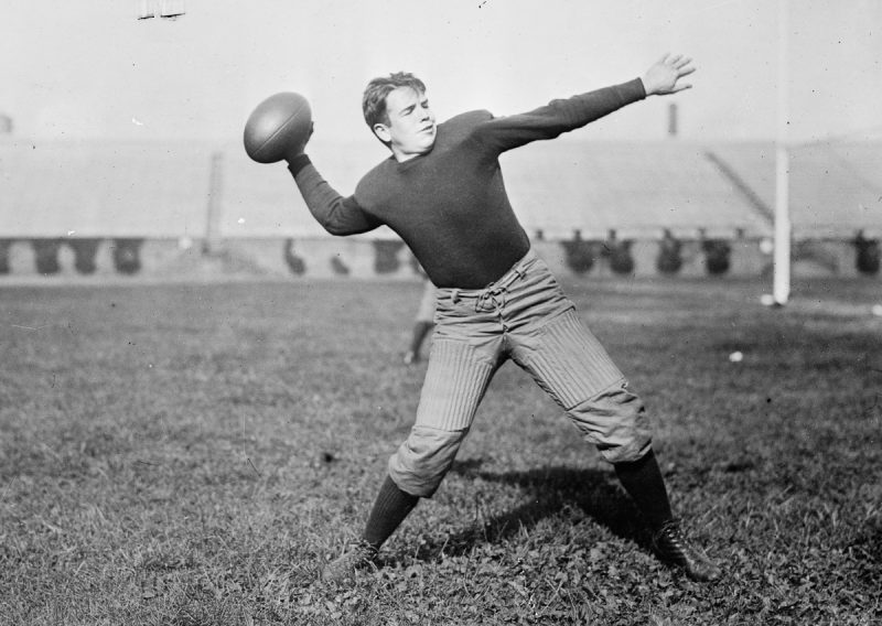 A player for Pennsylvania University. 1910