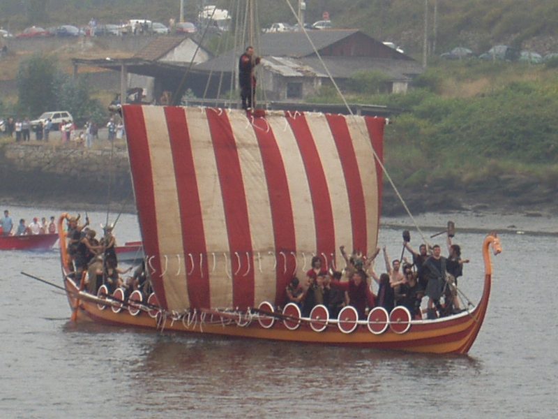Viking Ship re-anacment.Source