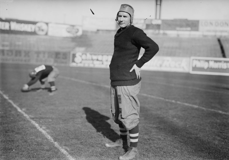 Brown University football player Theodore Chandler 1910