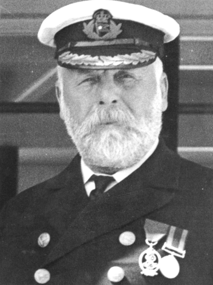Captain Smith of the Titanic. This photo appeard in the New York Times some days after his death in the sinking of the Titanic..Source