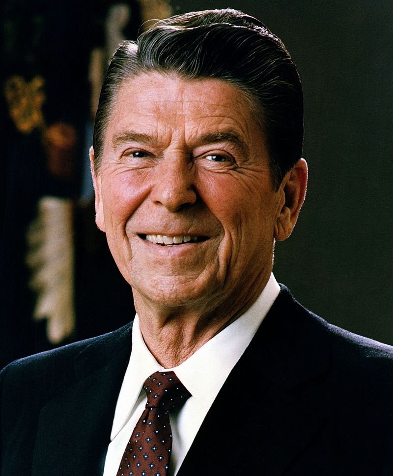 Official Portrait of President Ronald Reagan. Source
