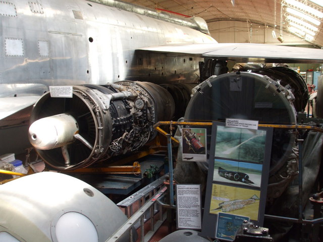 One of the engines in the Norfolk and Suffolk Aviation Museum. source