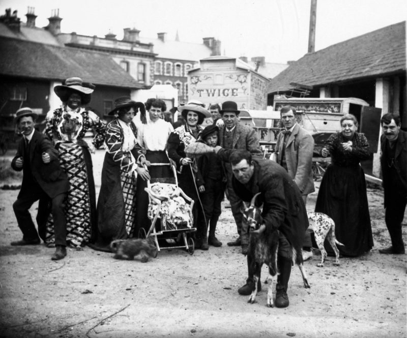 Performers with Duffy's Circus. 1911