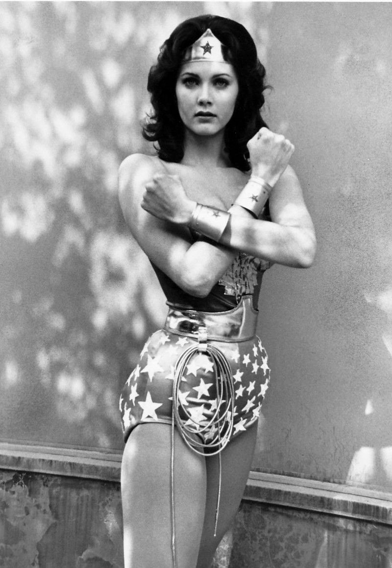 Photo of Lynda Carter as Wonder Woman from the television series of the same name. Source