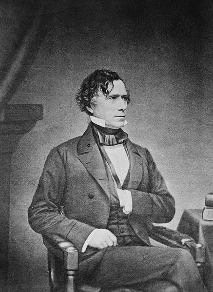 Portrait of Franklin Pierce (1804–1869), 14th president of the United States, original 1855–1865. source