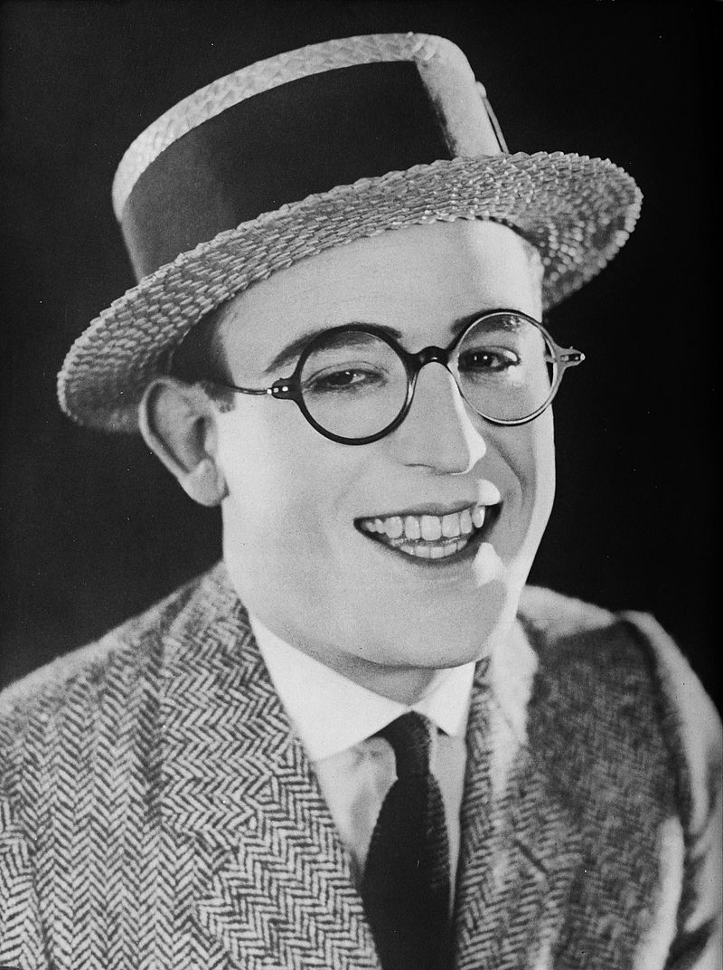 Portrait of Harold Lloyd, dated 1924 Source
