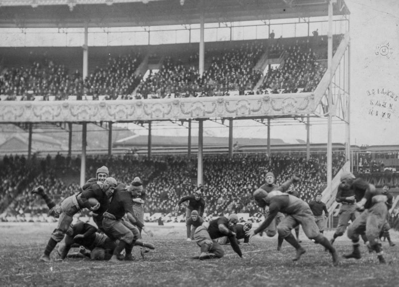 The Army-Navy game at the Polo Grounds in New York.1916
