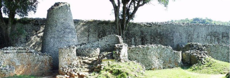 The conical tower inside the Great Enclosure at Great Zimbabwe. source