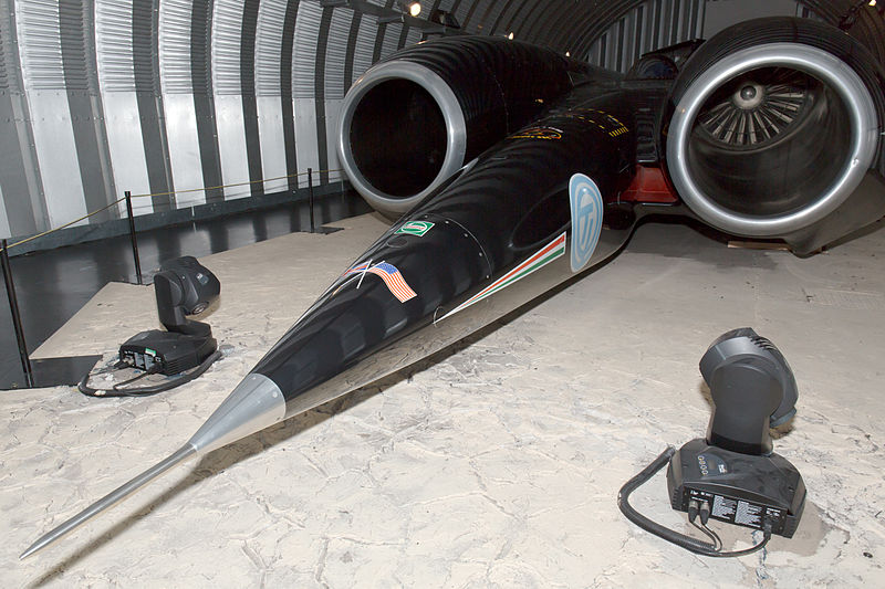ThrustSSC front-left, Coventry Transport Museum. source