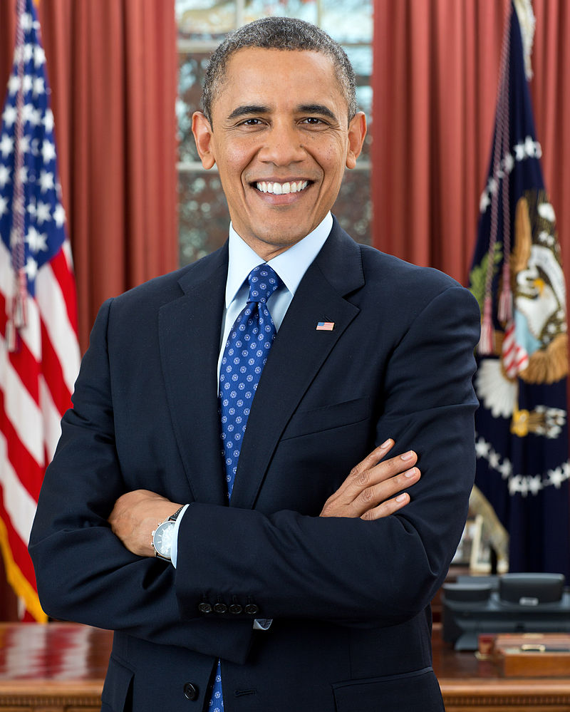 U.S. President Barack Obama during a presidential portrait sitting for an official photograph in the Oval Office on 6 December 2012..source