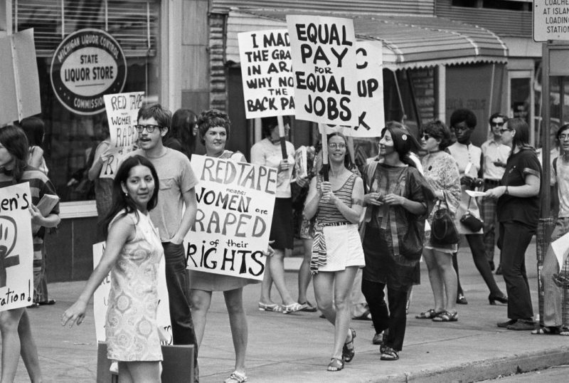 Women's Liberation Coalition March, Detroit, Michigan, 1970