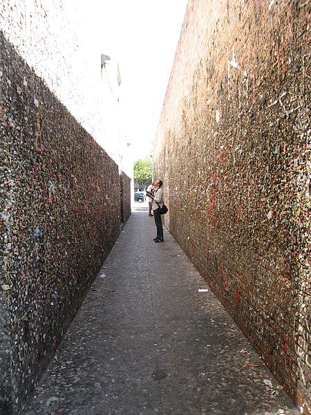 Tourists always find the alley a lot more interesting than the locals. source