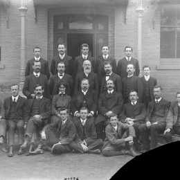 Clyde-senior-staff Clyde Collection Glass Plate Negatives