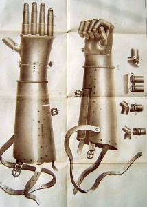 The second iron prosthetic hand, worn by Götz von Berlichingen. source