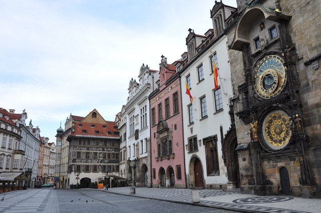 The Prague Astronomical Clock is a medieval astronomical clock located in Prague.Source