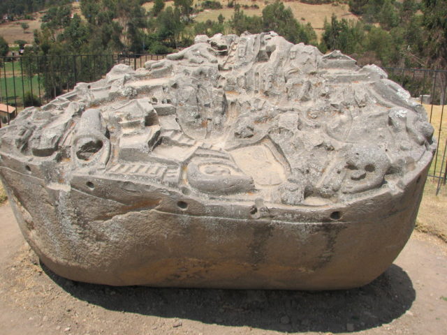 Sayhuite Archaeological site (rock sculpture).Source